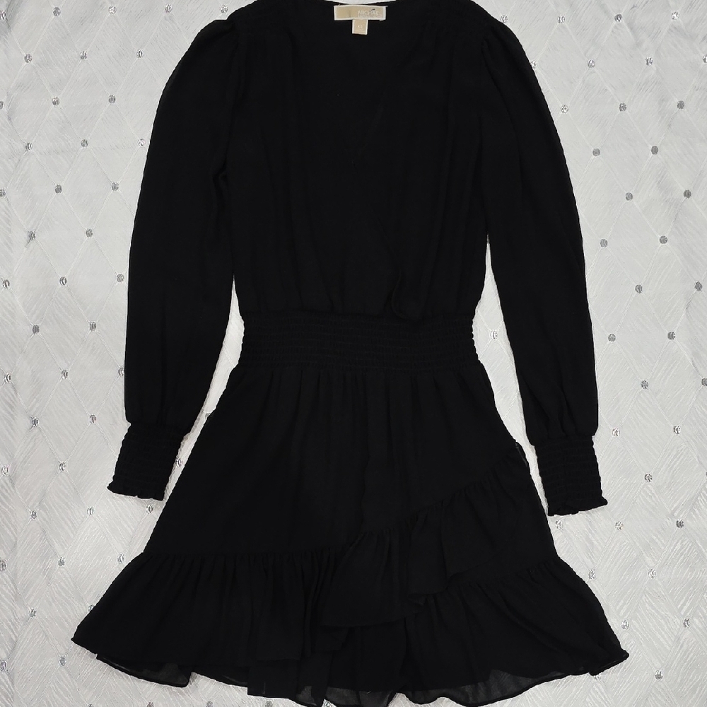 Michael Kors Black Long Sleeve Dress - Picture 2 of 6
